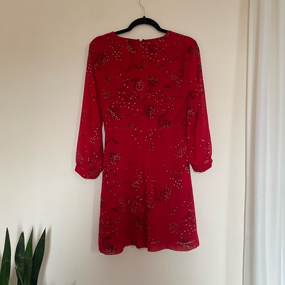 Madewell Hazelwood Wrap-Front Mini Dress in Windswept Floral - Picture 6 of 6